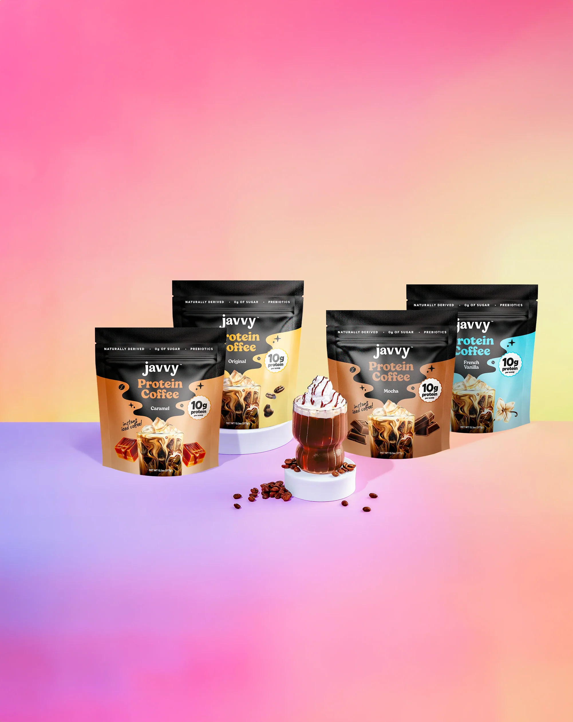 Hazelnut Protein Coffee